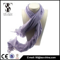 2015 fashionable purple scarf accesories for girl